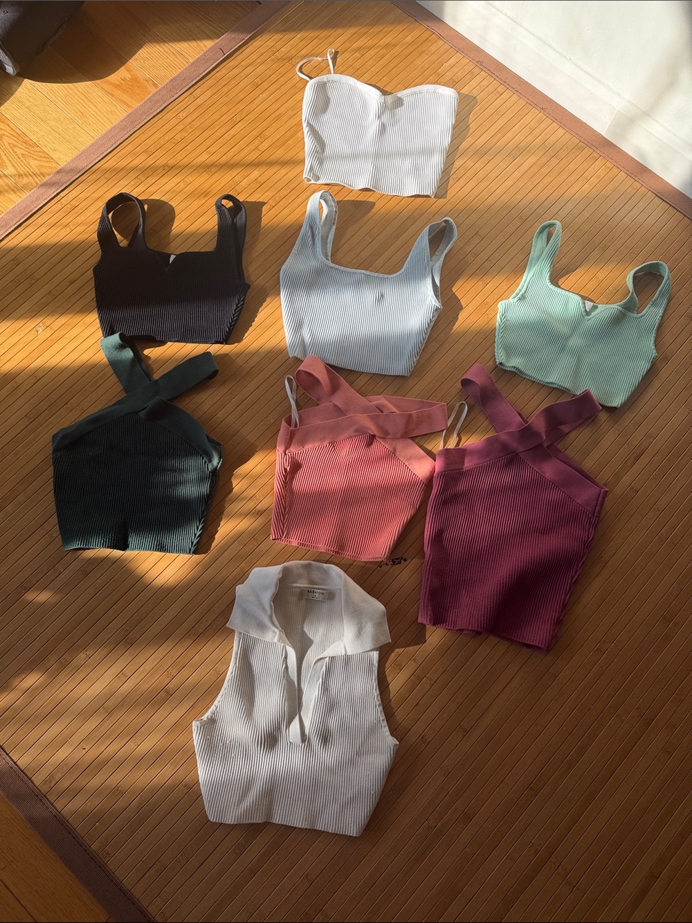 Aritzia Sculpt Knit Ribbed Sweater Tanks - XS-XXS Whole Bundle
